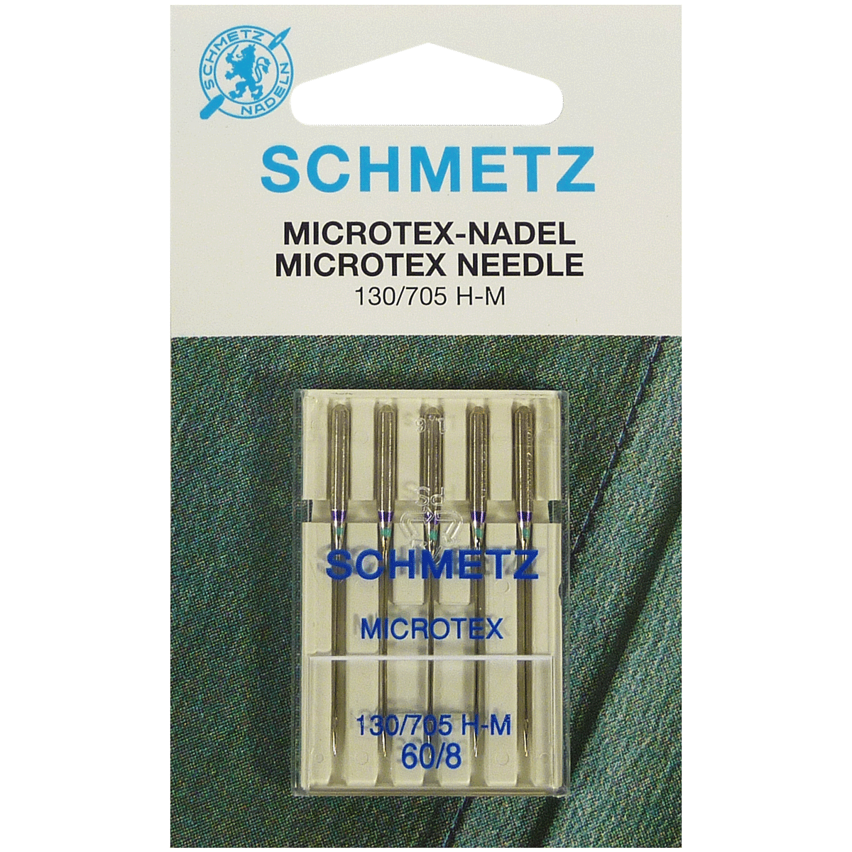 Иглы SCHMETZ 130/705 H-M № 60 microtex (5 штуп)