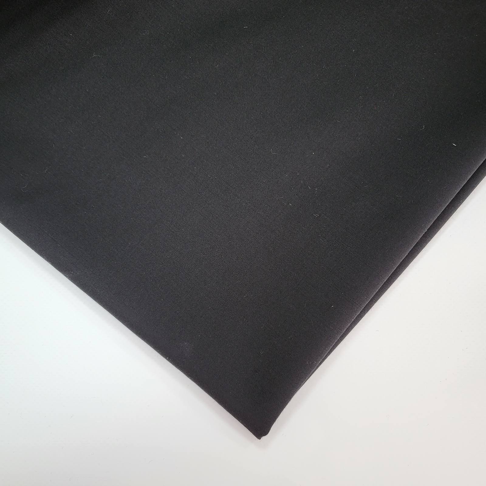 Ткань костюмная Черная (30вис70пэ)