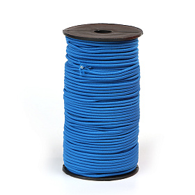 Резинка шляпная (шнур круглый) цв.ярко-синий 3,0мм 