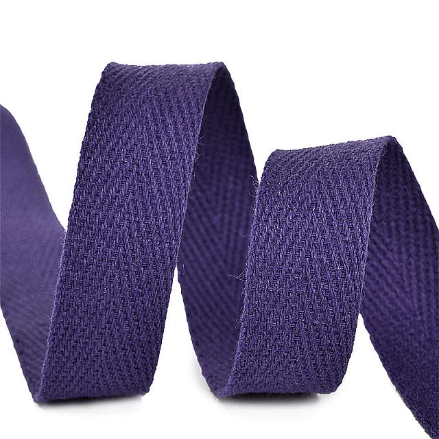 Тесьма киперная 10 мм цвет фиолетовый 2,5гр