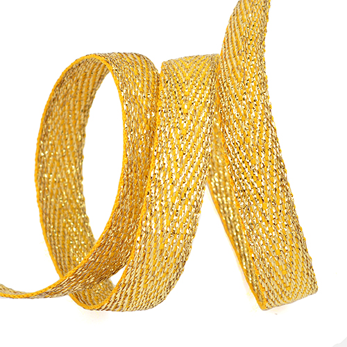  Киперная лента декоративная 10мм цв. золото